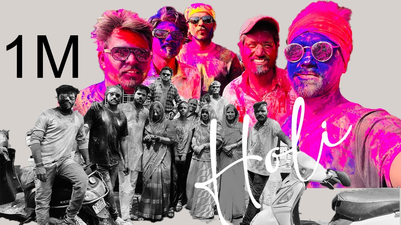 Bhilwara Family Holi... #holi #frnds #family #vlog #funny #colors #india