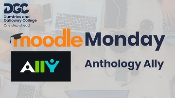 Moodle Monday - Anthology Ally
