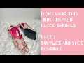 Tutorial: How I made this Dior-inspired block heel Sandals at Home-Part 1