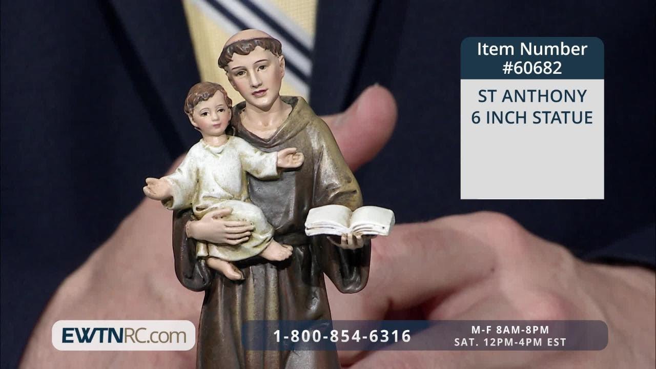 60682_ST ANTHONY -6 INCH STATUE - YouTube