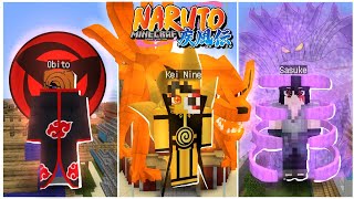 Naging si Naruto ako sa Minecraft PE | NARUTO JEDY V3.8 | RIP Kurama, Ako na ang HOKAGE ng Konoha screenshot 1