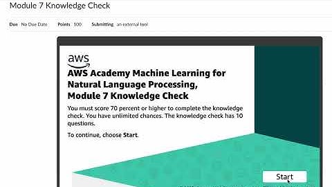 AWS Academy Machine Learning for Natural Language Processing - Module 7 Knowledge Check