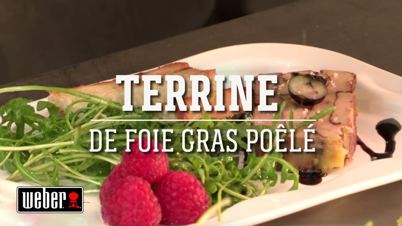 Terrine de foie gras poêlé Les recettes de la Grill Academy YouTube