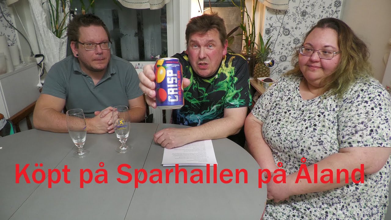 Unboxing, Review, Smakprovning, Crisp Radler Mango-Passion 0,0% Köpt På Sparhallen på Åland
