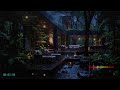 Gentle rainfall ambience creating a calm cocoon of sound for deep sleep