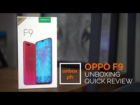 OPPO F9 Unboxing, Quick Review: Waterdrop Display?