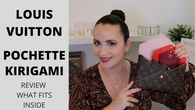 UNBOXING LOUIS VUITTON KIRIGAMI POCHETTE - 3 IN 1 ENVELOPE STYLE POUCH SET  