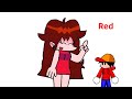 Girlfriend and Speena play a game called what color is red