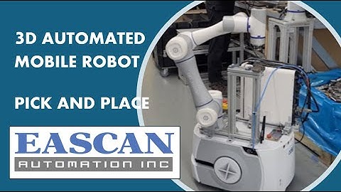 3D Vision, Bin Picking, with Collaborative Robot on the Move - Eascan Automation
