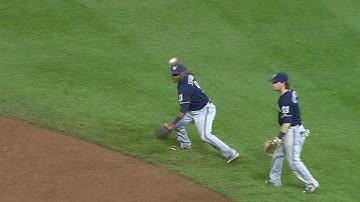 MIL@CIN: Segura makes diving stop, robs Bruce