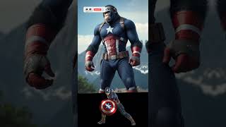 ?avengers as a chimpanzee?simpapa polyubila avengers marvel superhero shorts