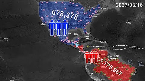 The Rise of USA in 8 minute using Google Earth