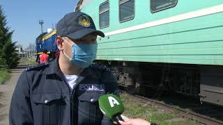 видео: На территории костанайского железнодорожного вокзала проходили учения картинка: На территории костанайского железнодорожного вокзала проходили учения