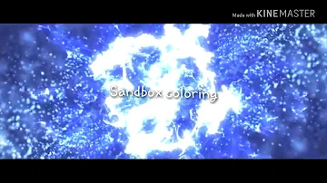 Sandbox coloring. Тема-аниме.