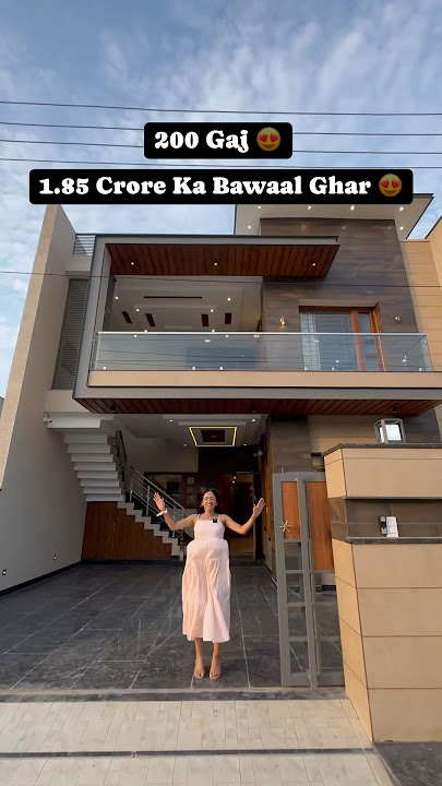 200 Gaj Ka Bawaal Ghar | 200 Yard House Design With 4 Bedroom #harrydutt #luxuryhomes #hometour