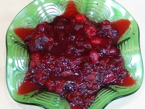 Cranberry Bourbon Relish