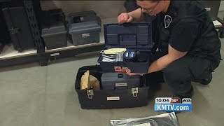 Inside a crime lab situation