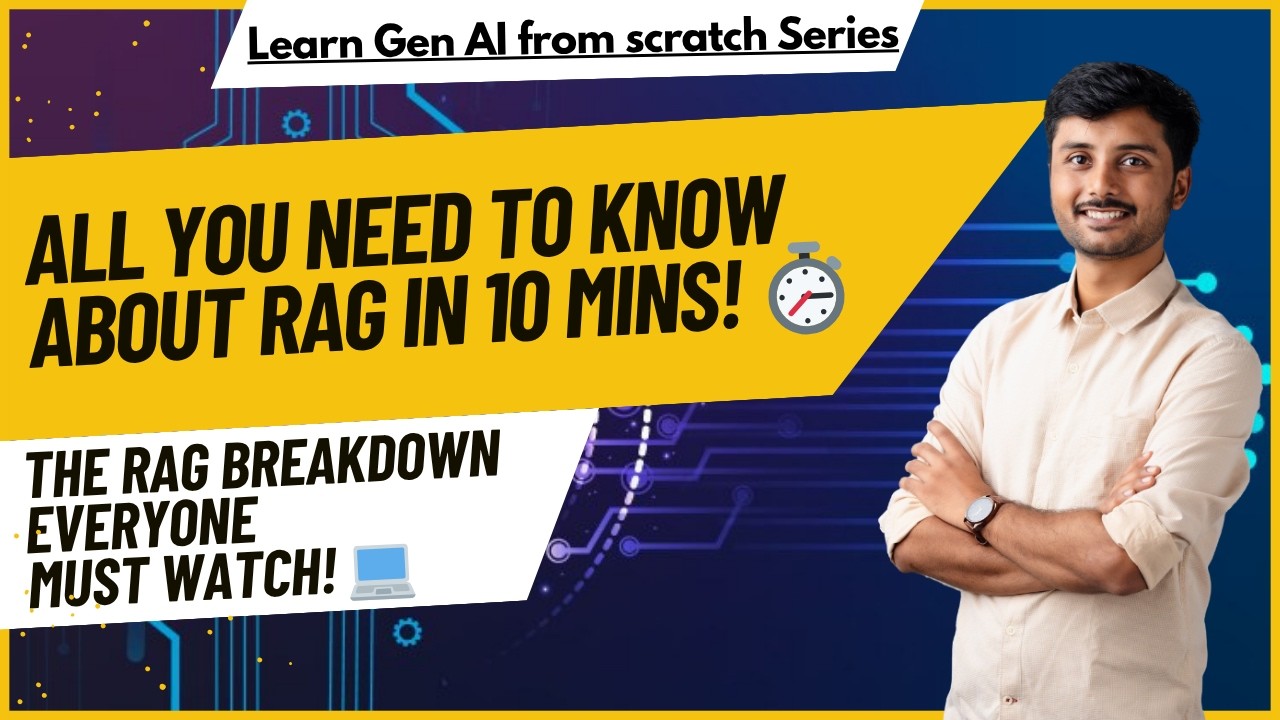Gen AI’s Secret Weapon: RAG Explained in 10 Mins 💥 - YouTube