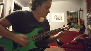 B.C. Rich Warlock 2004 Slime Green With EMG 81 played through Line 6 Spyder