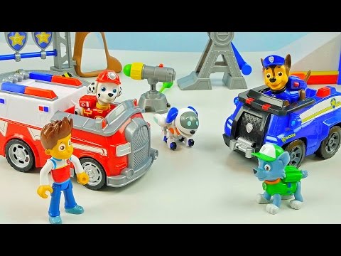 Видео: Щенячий Патруль все серии подряд. Видео для детей с игрушками PAW PATROL