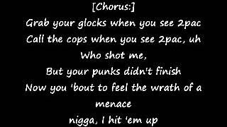 Tupac - Hit Em Up (Lyrics) chords