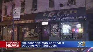 Customer shot trying to stop late-night robbery at Brooklyn deli