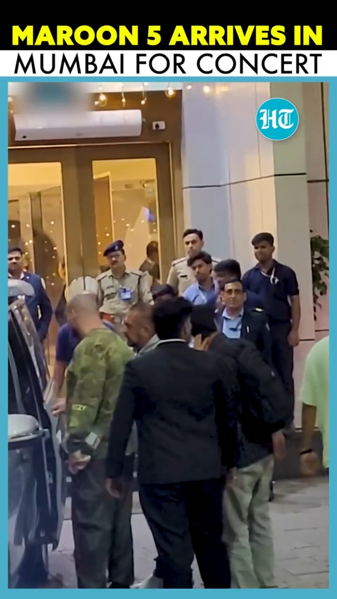 Maroon 5 Rock Band Reaches Mumbai For Upcoming Concert