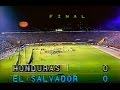 El Salvador vs. Honduras 1981 - RESUMEN