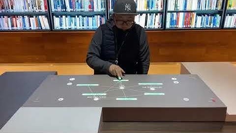 Interactive multitouch marble table