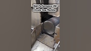 High Performance CNC Circular Saw Machine. #machine #welding #manufacturing #cnc