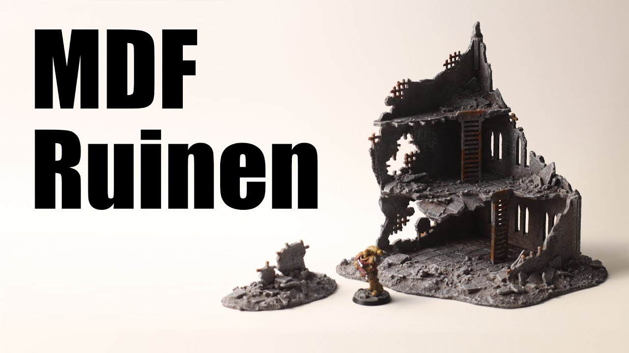 MDF Ruinen für KillTeam | 40k | Necromunda | wargaming | DE