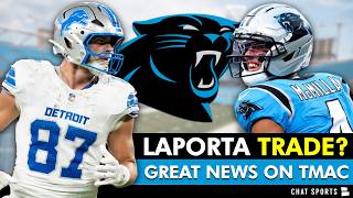 ESPN Analyst Has Panthers TRADING For Sam LaPorta + GREAT NEWS For Tetairoa McMillan