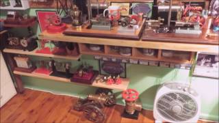Tour of my Model Toy Steam Engine room in 2016