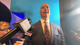 Josh Whitman B1G Media Days local media scrum 