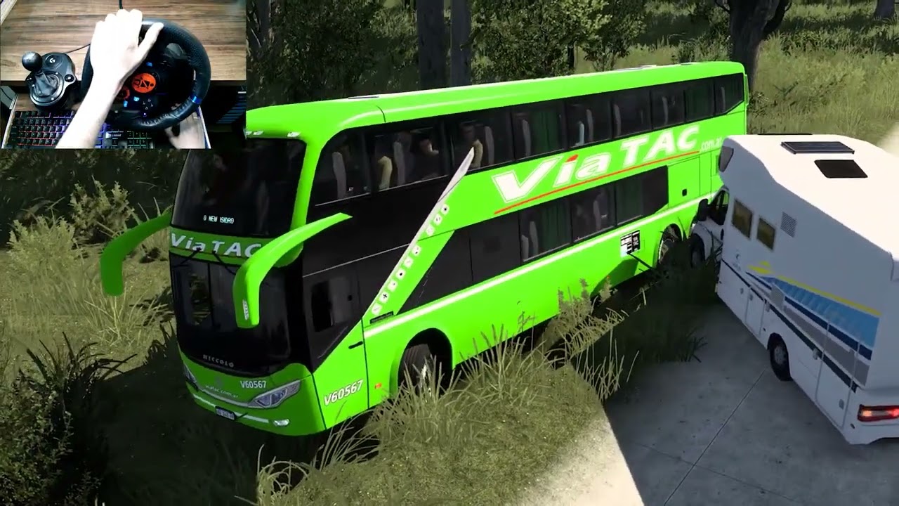 Smoothest Bus Driving Through Uneven Roads ofIndonesia | 