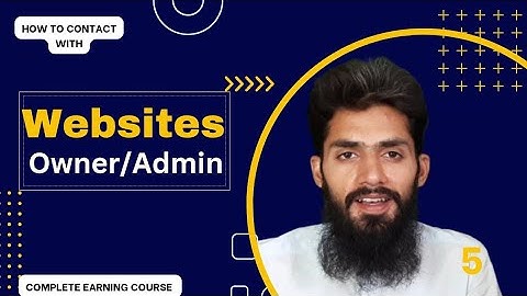 How To Contact With Website