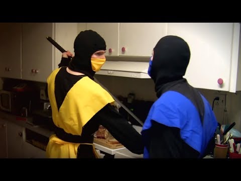 REAL MORTAL KOMBAT - Scorpion Makes A Snack (MK Parody)