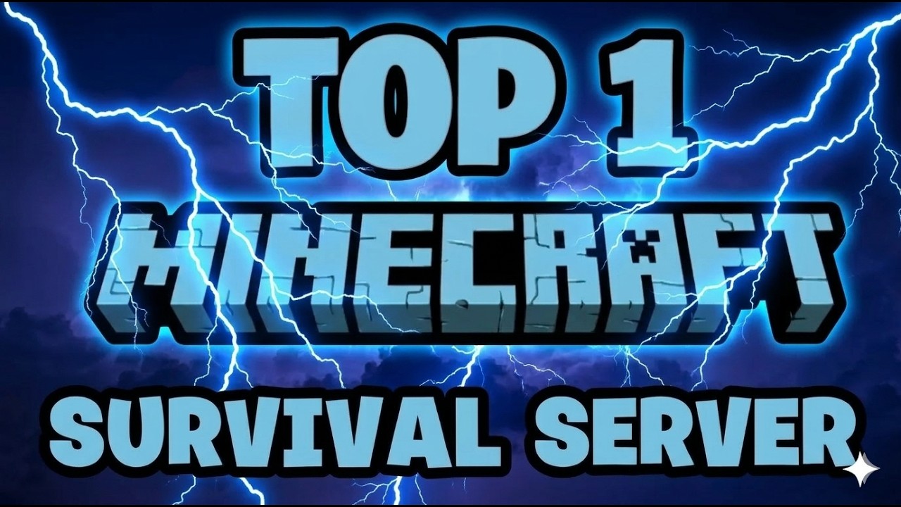TOP 1 SURVIVAL SERVER For Minecraft 1.21+ (JAVA/BEDROCK) - YouTube