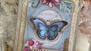 SOLD 🙏🏼: Butterfly Themed Journal..using PixieDustFiles digital kit