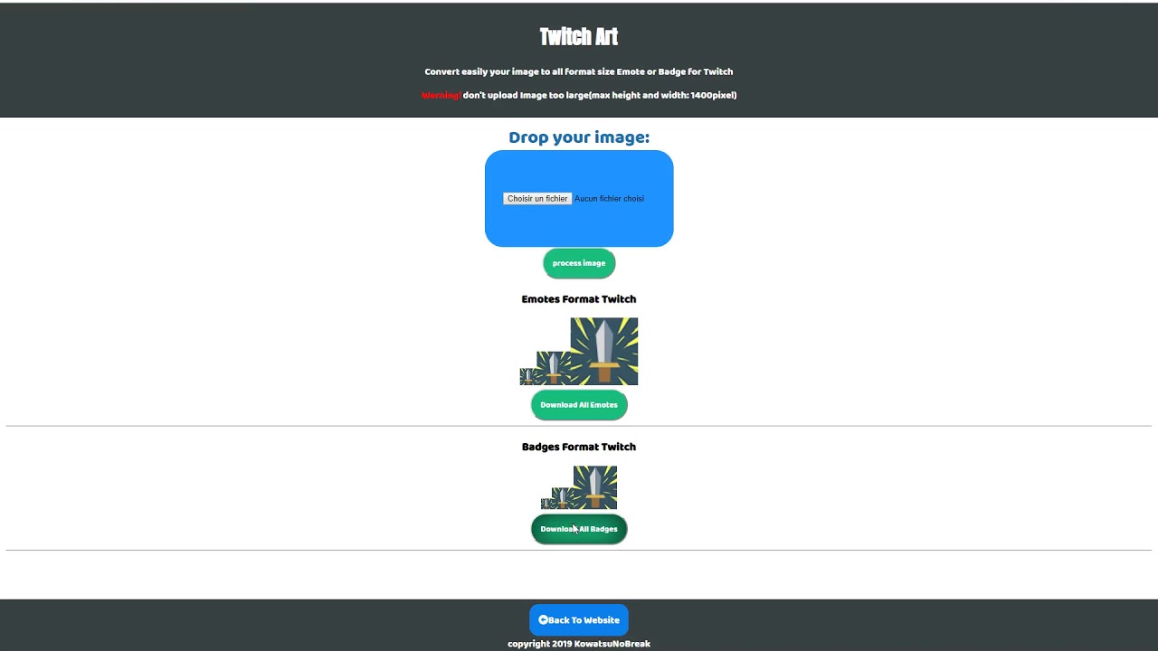Twitch Art Resize Image Emote Badge