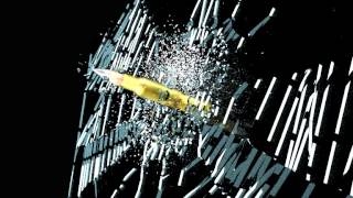 50 cal bullet through glass blender animation slow motion