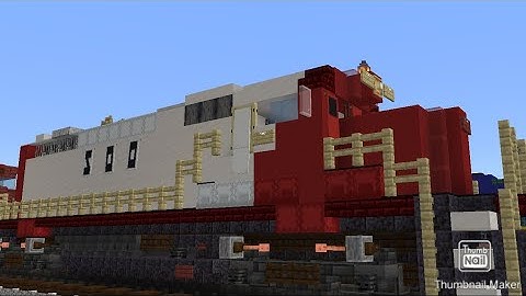 Minecraft Soo Line GP38-2 Locomotive Tutorial