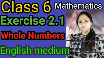 Class 6, Mathematics, Chapter 2.1, Whole Numbers, PSEB