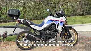 Honda Transalp Xl 750 Low Seat Review
