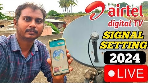 Airtel dish tv signal setting | airtel digital tv | satellite finder mobile app | dth antenna signal