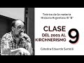 Clase 9 "Del 2001 al kirchnerismo" -  Teórico de Historia Argentina III B Cátedra Eduardo Sartelli