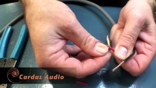 Cardas 101 Speaker Preparation