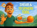 Blender Shear &amp; To Sphere Tool Explain in Hindi | Tutorial for Beginners | Episode - 12 | हिन्दी मे!