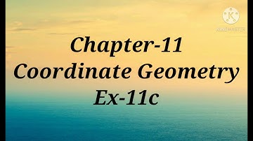 Coordinate Geometry Class-10  Ex-11c (part-3)  ICSE Class-10 S.Chand