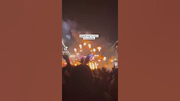 Women notices something from a video she recorded at the Travis Scott concert 😔 #demonic #ritual